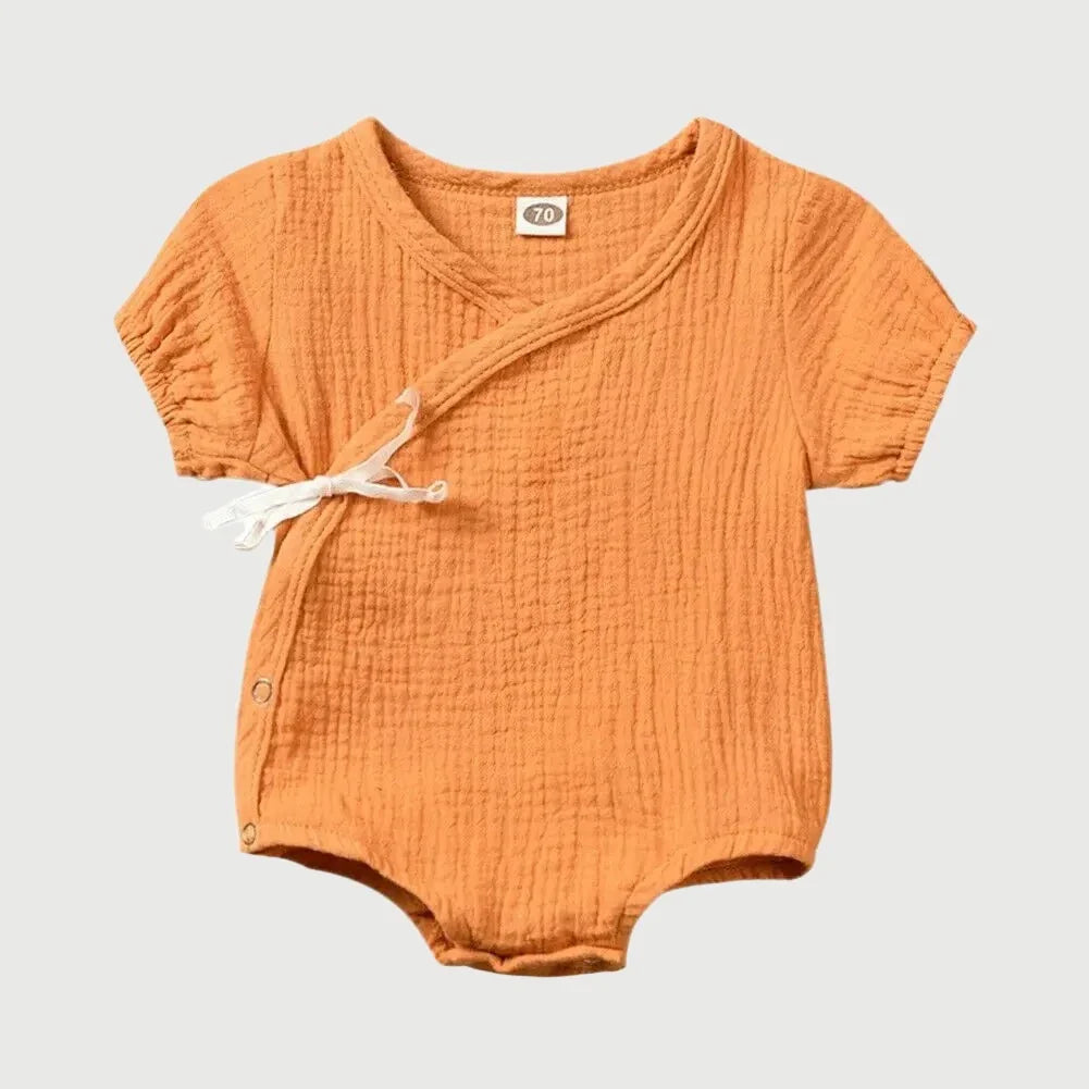 Newborn Muslin Kimono Bodysuit Romper