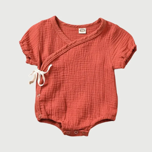 Newborn Muslin Kimono Bodysuit Romper