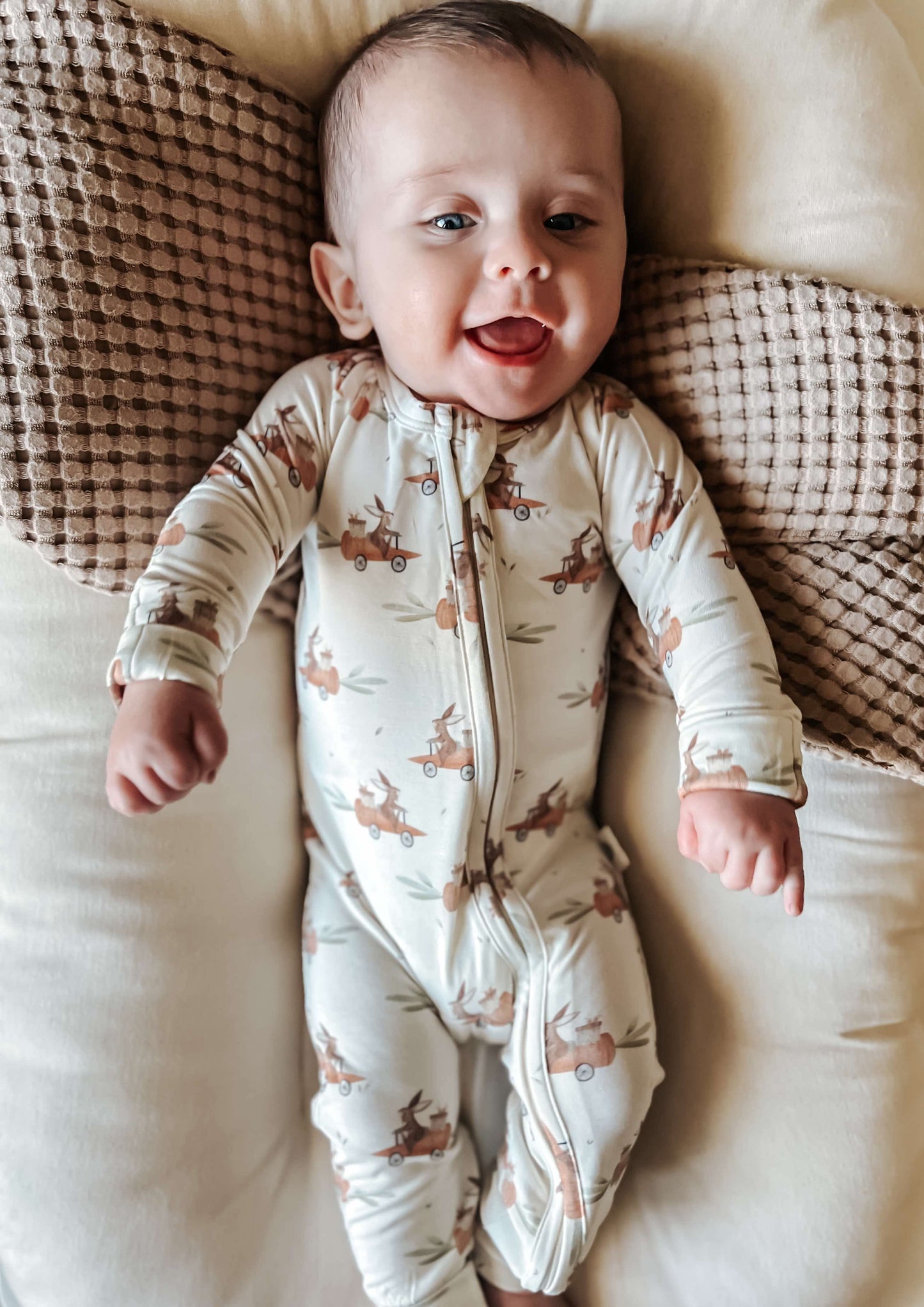 Cottontail Cruisers Modal Zippy Pajamas Romper