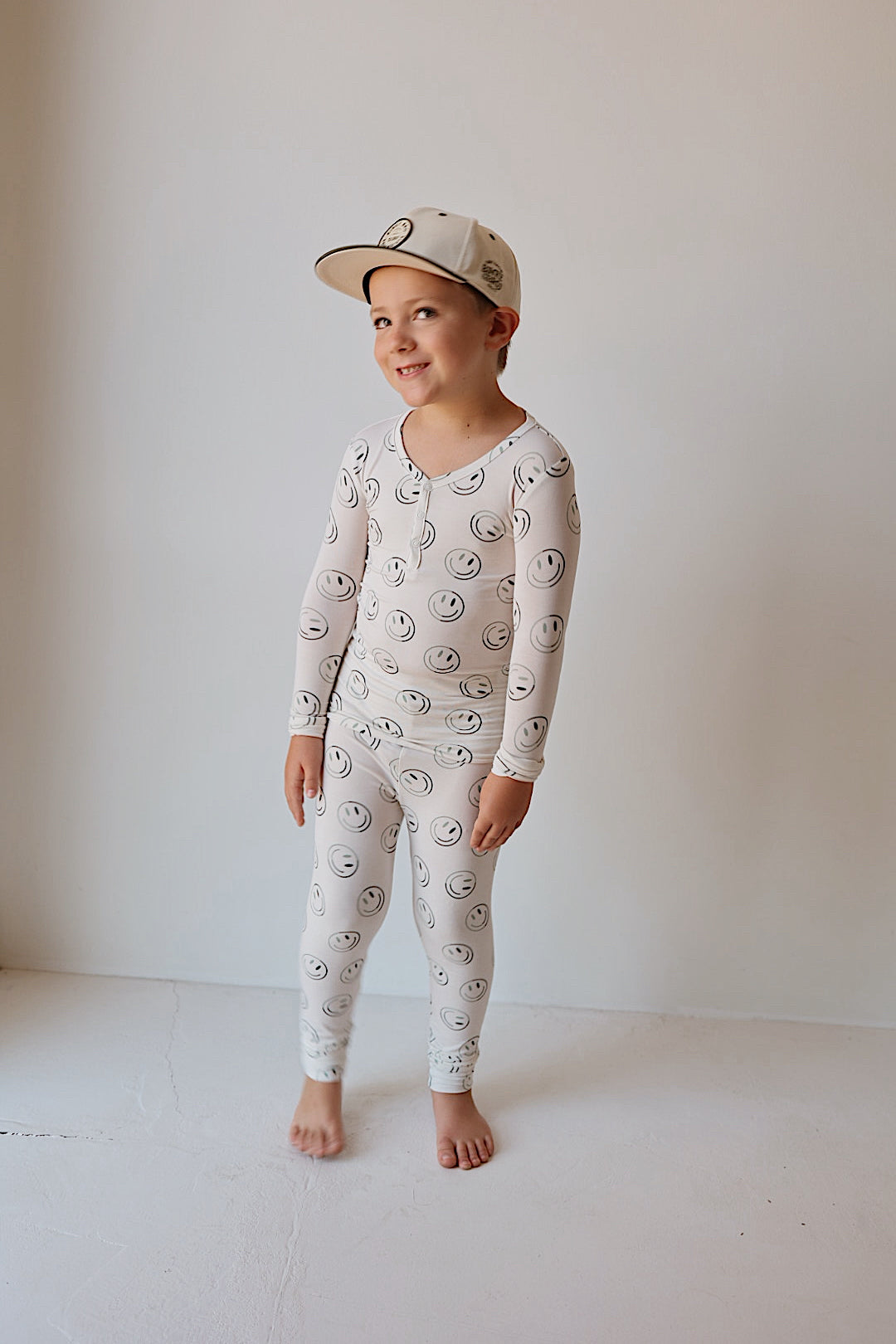 Bamboo Two Piece Pajamas | Green Smiles