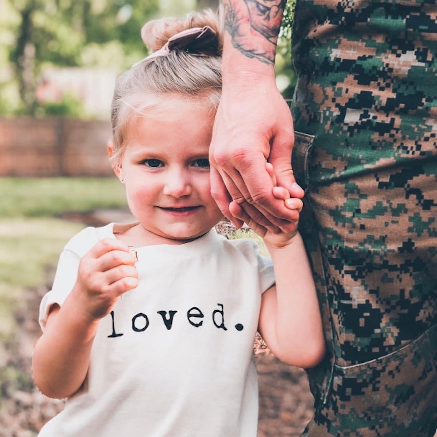 Loved. Organic Cotton Kids Tshirt Short Sleeve