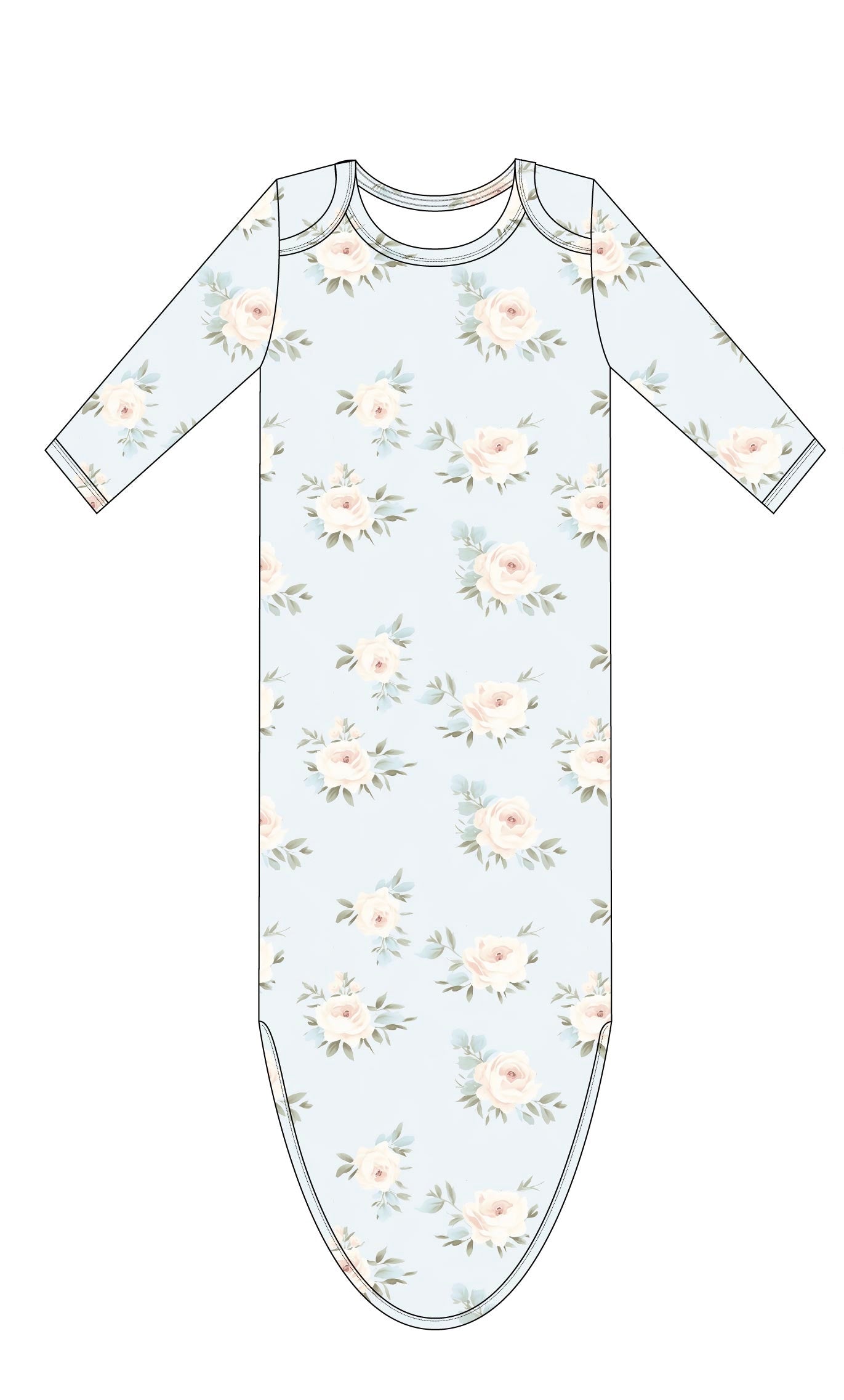 Cosette - Floral Knot Gown