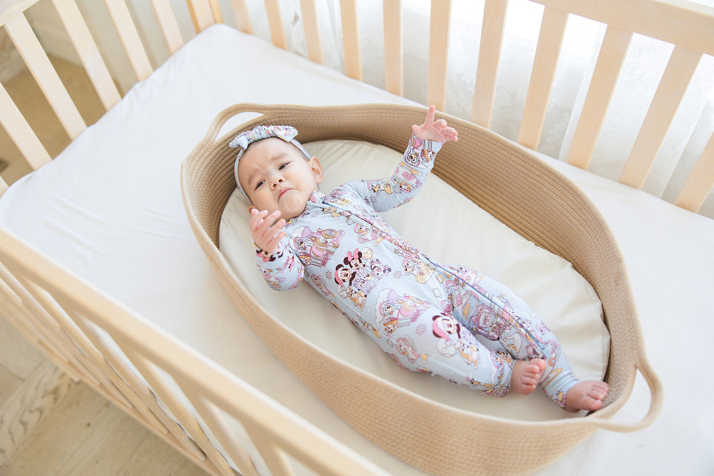 Winter Whirl - Zippy Zipper Romper