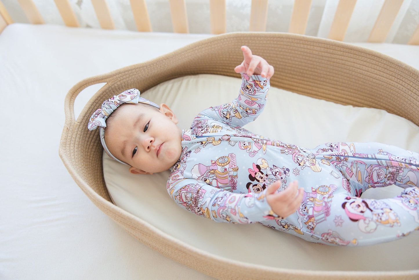 Winter Whirl - Zippy Zipper Romper