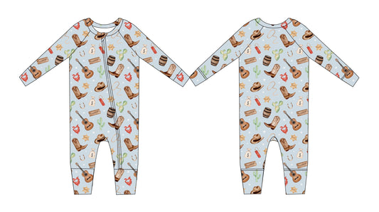 Cowboy - Zippy Zipper Romper