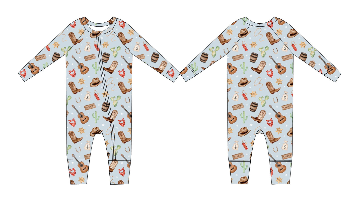 Cowboy - Zippy Zipper Romper