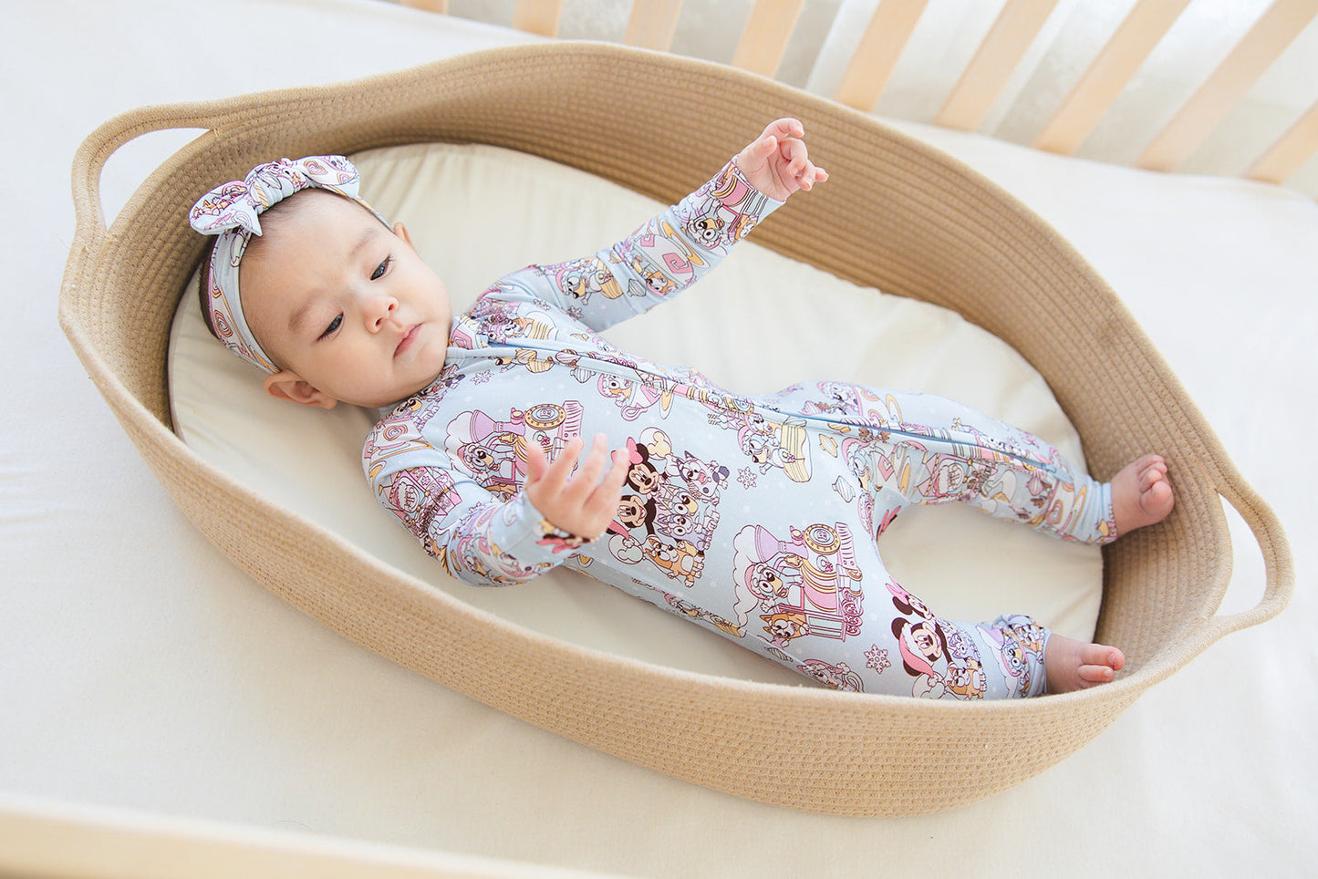 Winter Whirl - Zippy Zipper Romper