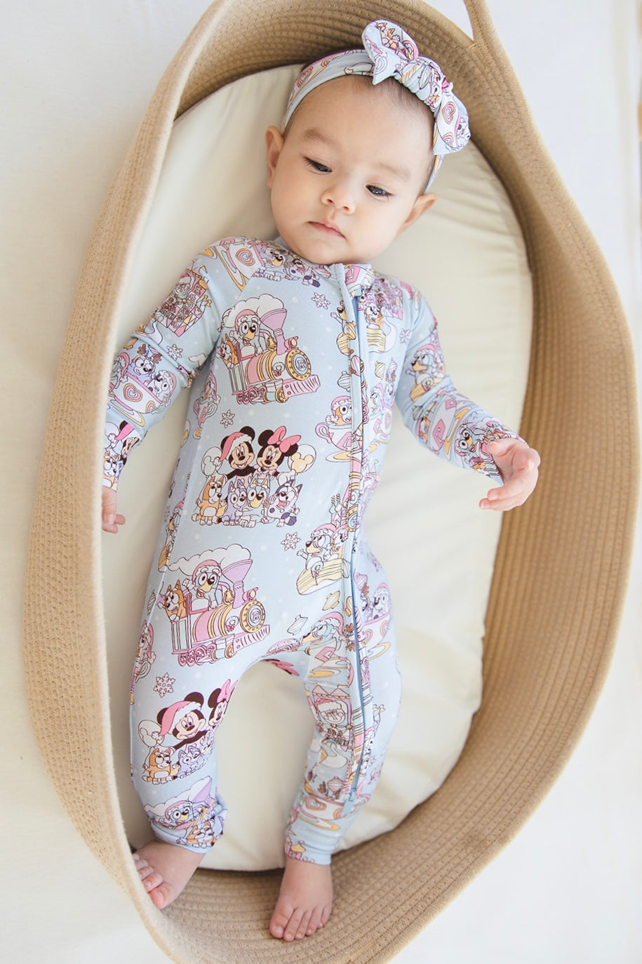 Winter Whirl - Zippy Zipper Romper