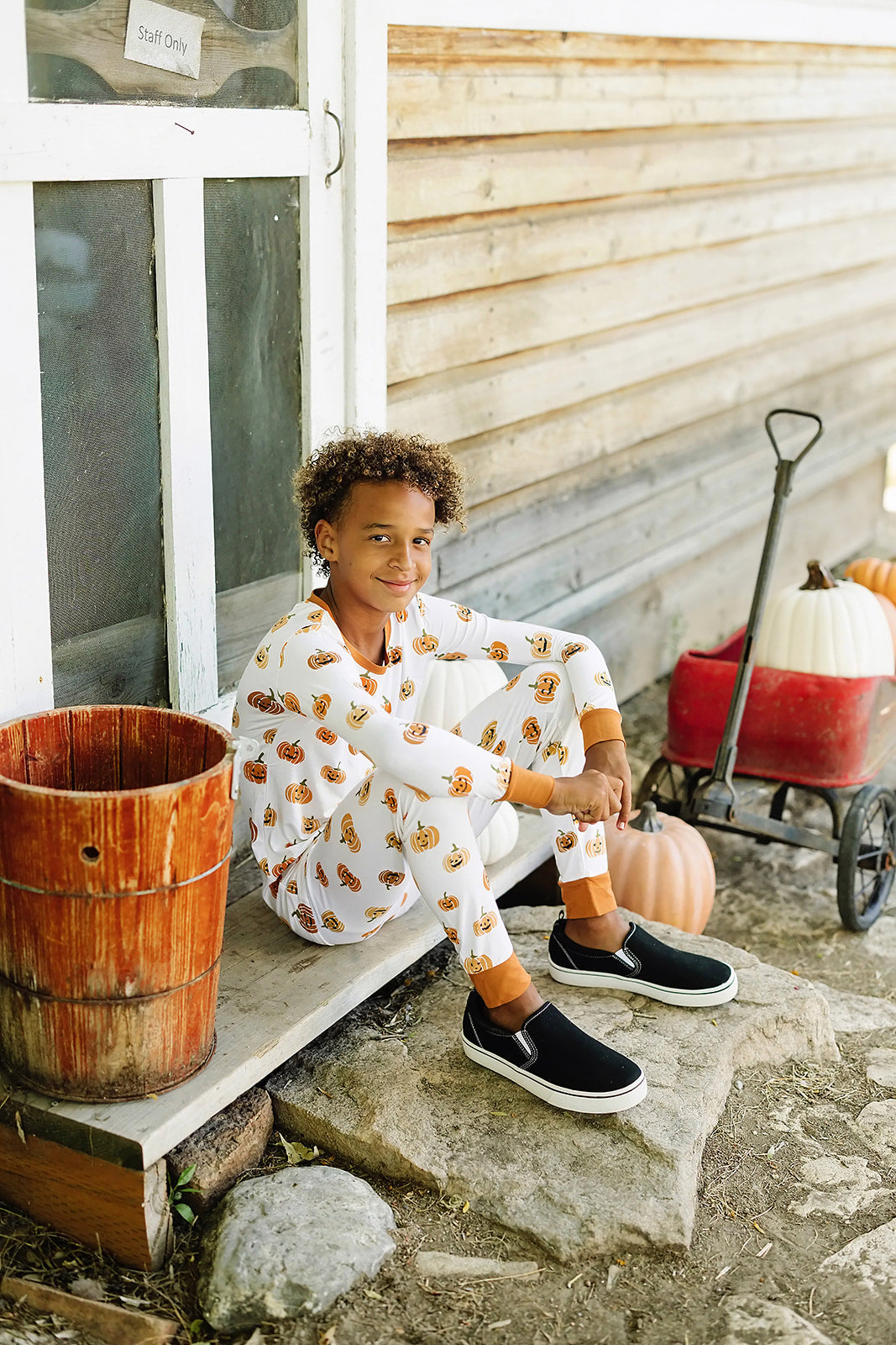 Pumpkins Bamboo Cozy 2Pcs PJs