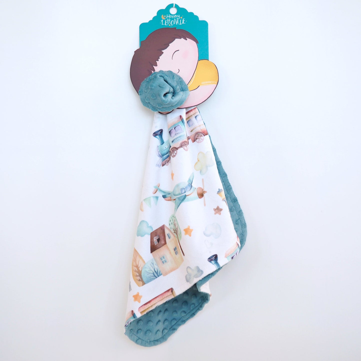 Mini Minky - Airplane & Train Blanket