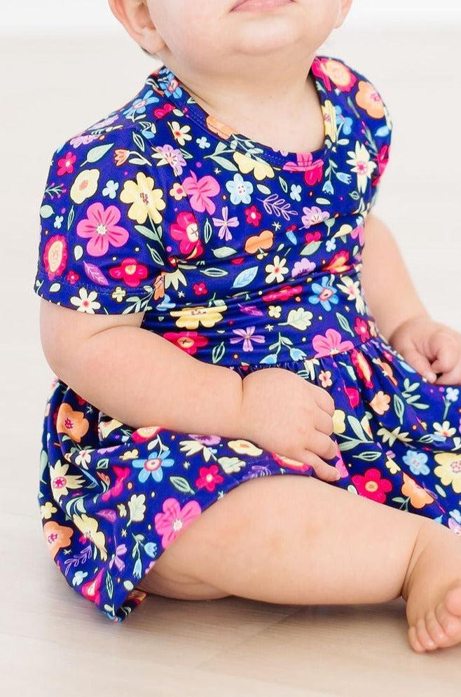 Pick a Posy S/S Twirl Bodysuit Romper