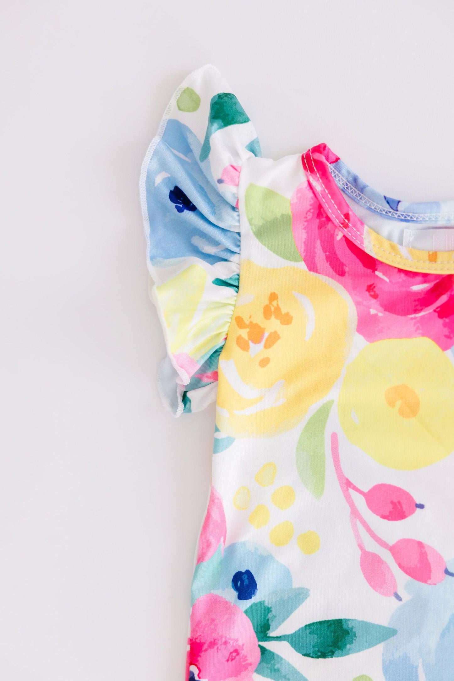 Rosie S/S Flutter Bodysuit Romper