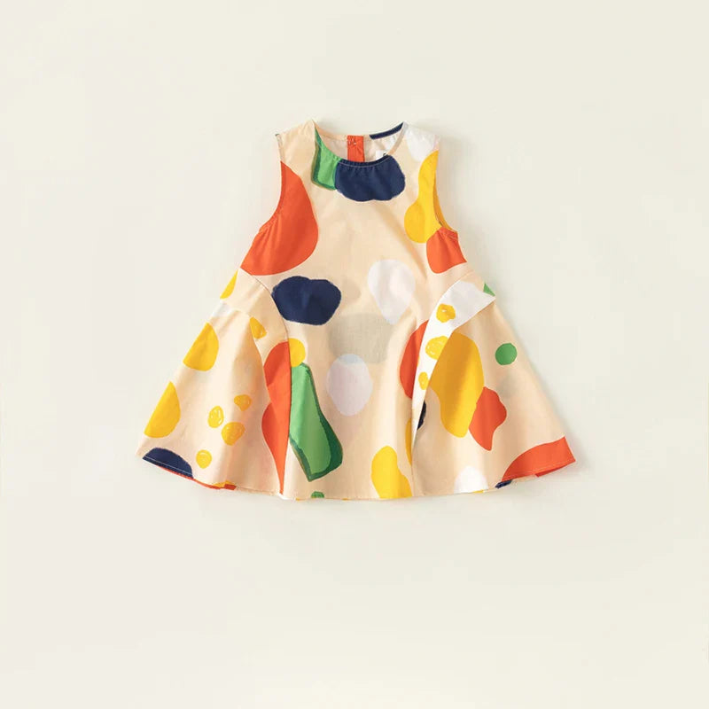 Graffiti Sleeveless Dress