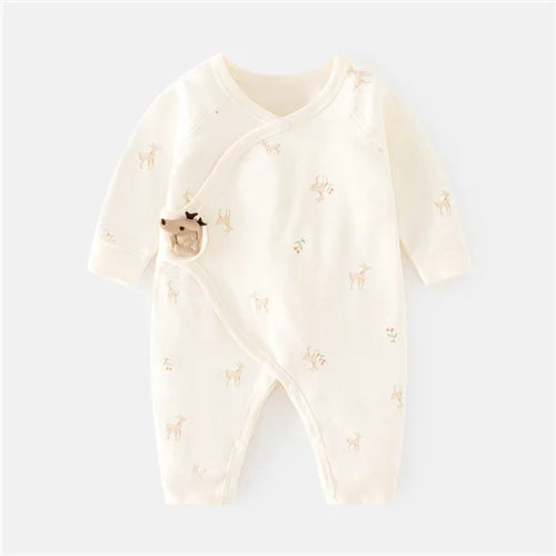 Newborn Printed Casual Jumpsuit Romper