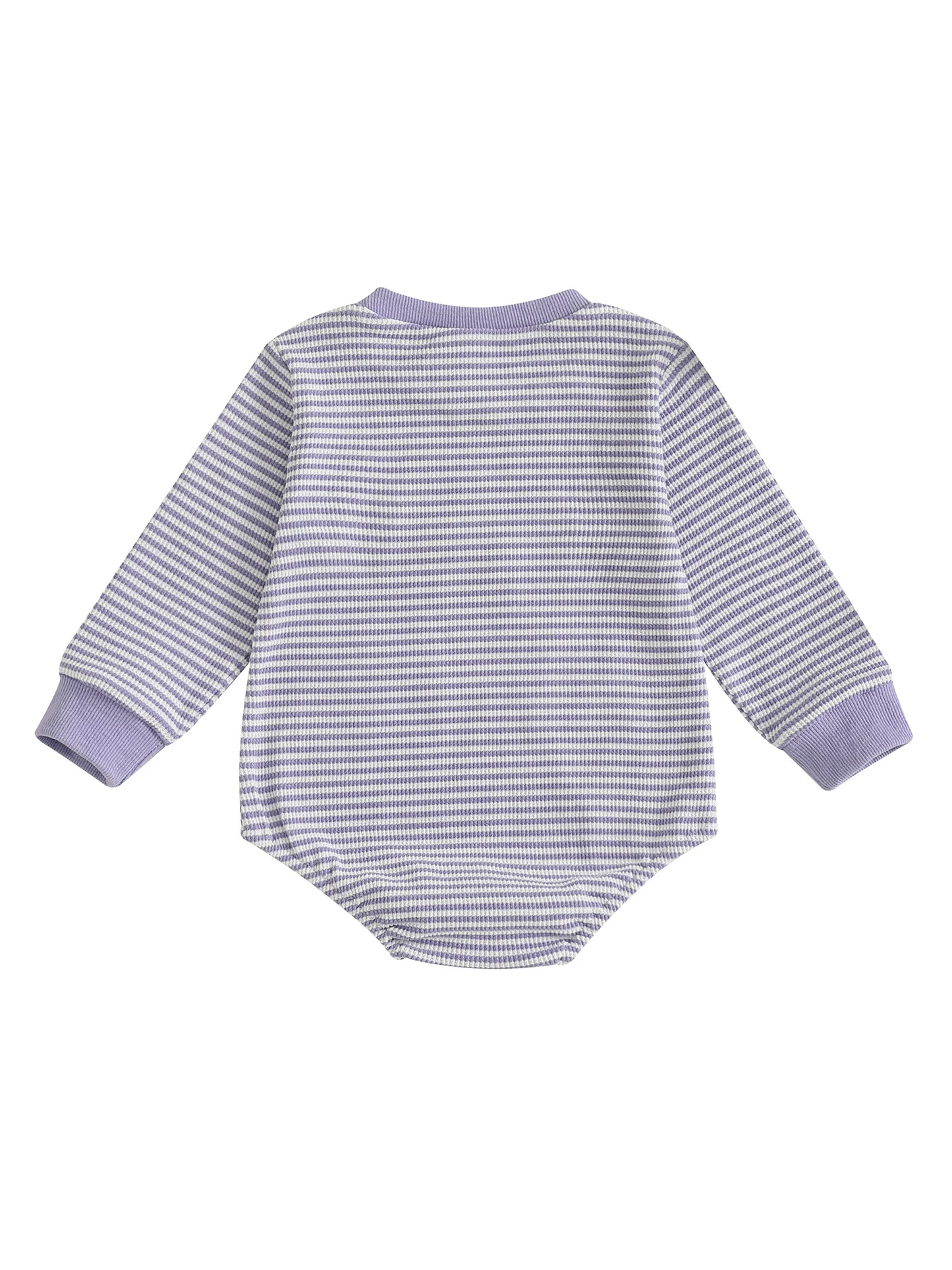 Baby Girls Boys Halloween Romper Long Sleeve Crew Neck Pumpkin Ghost Embroidery Bodysuit Fall