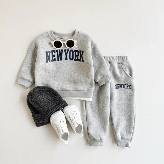 New York Print Jogger Set
