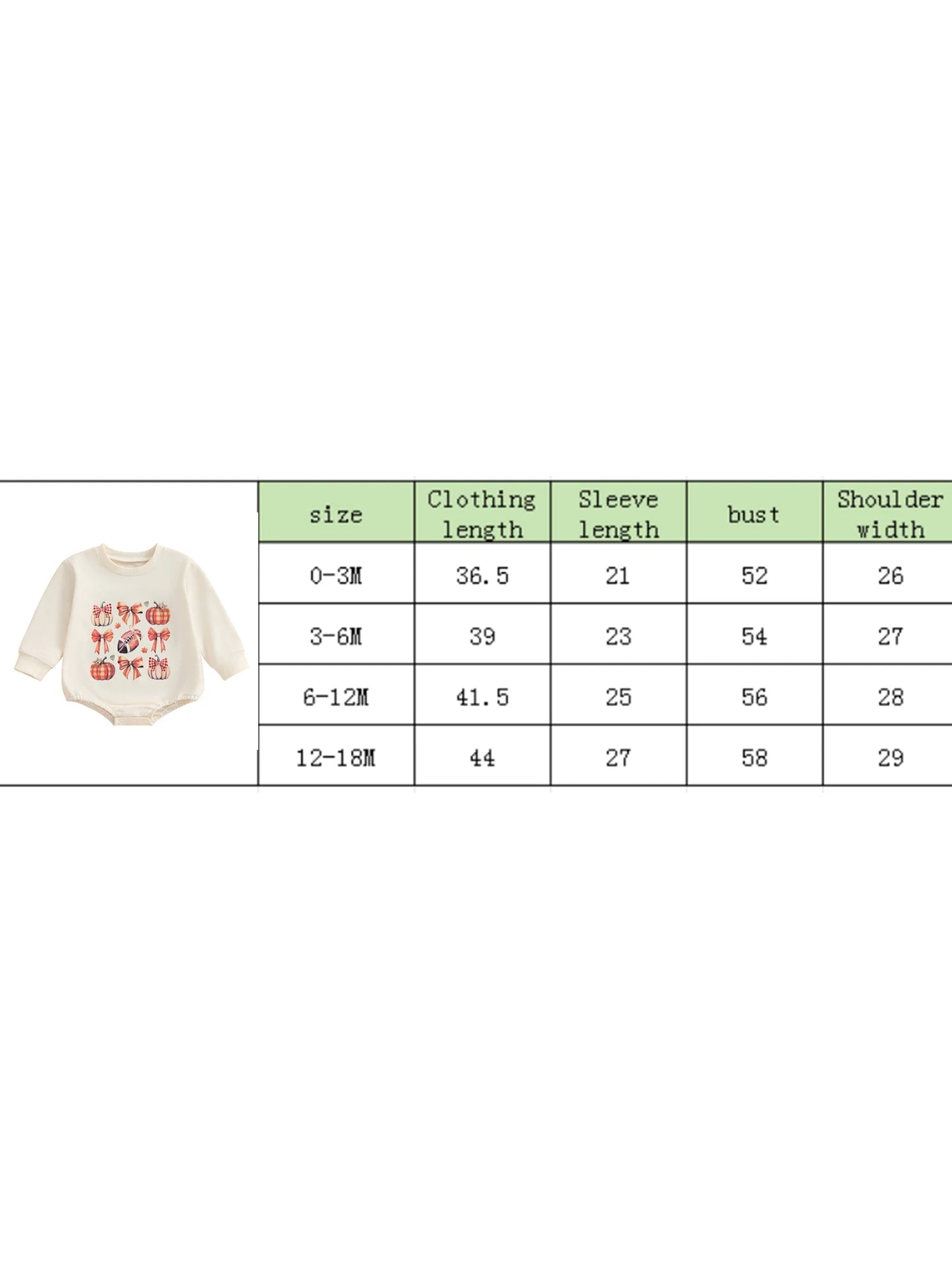 Baby Girls Boys Bubble Romper Halloween Clothes Pumpkin Print Long Sleeve Fall Bodysuit Jumpsuit
