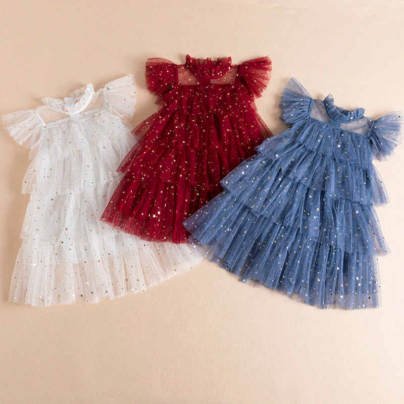 Elegant Lace Sequins Tulle Party Dress