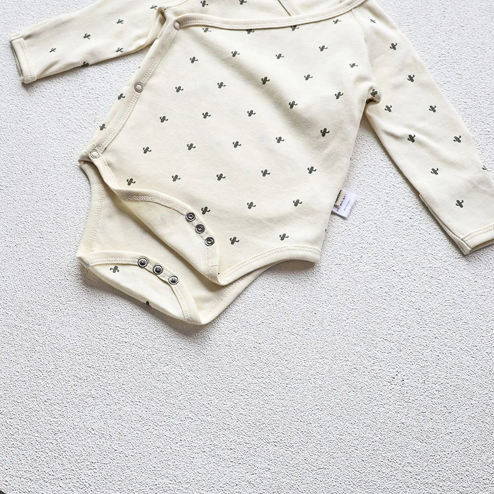 Long Sleeve Bodysuit Romper & Pants Outfit