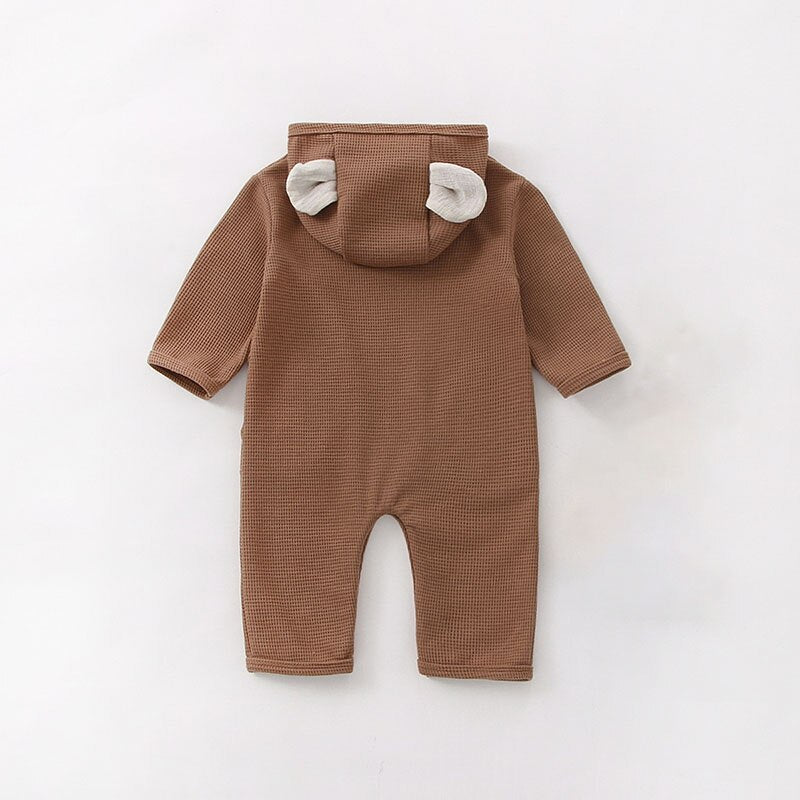 Teddy Bear Ears Jumpsuit Romper