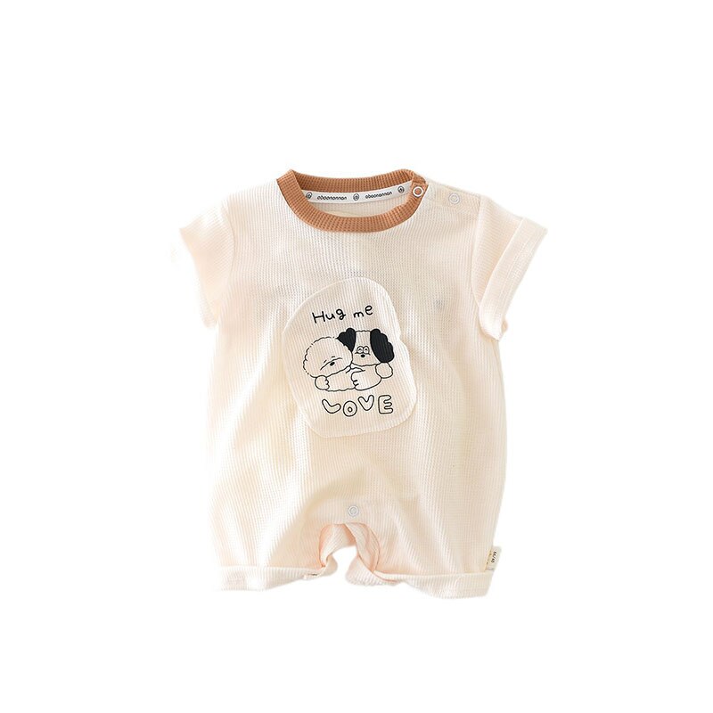 Waffle Boys Cartoon Rompers