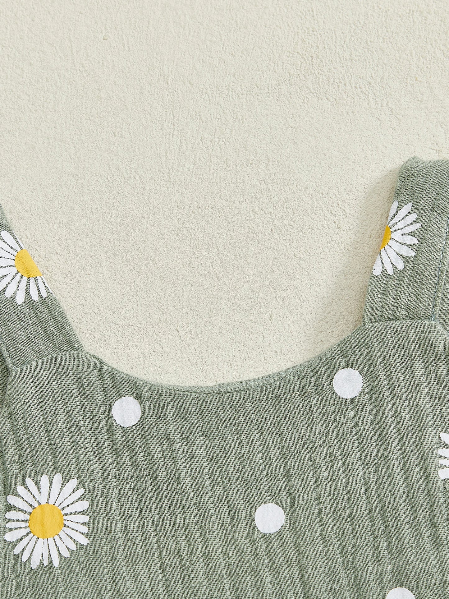 Baby Toddler Girls Summer Overalls Infants Sleeveless Daisy Floral Print Suspender Flared Pants