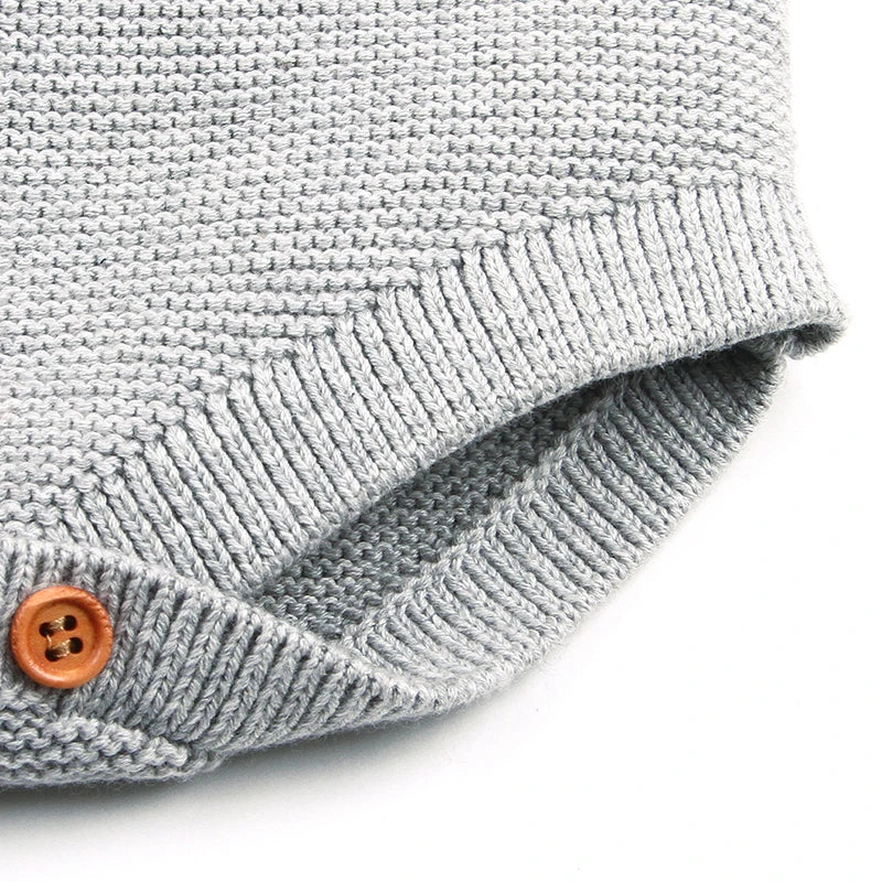 Puffy Rabbit knitted Bodysuit Romper