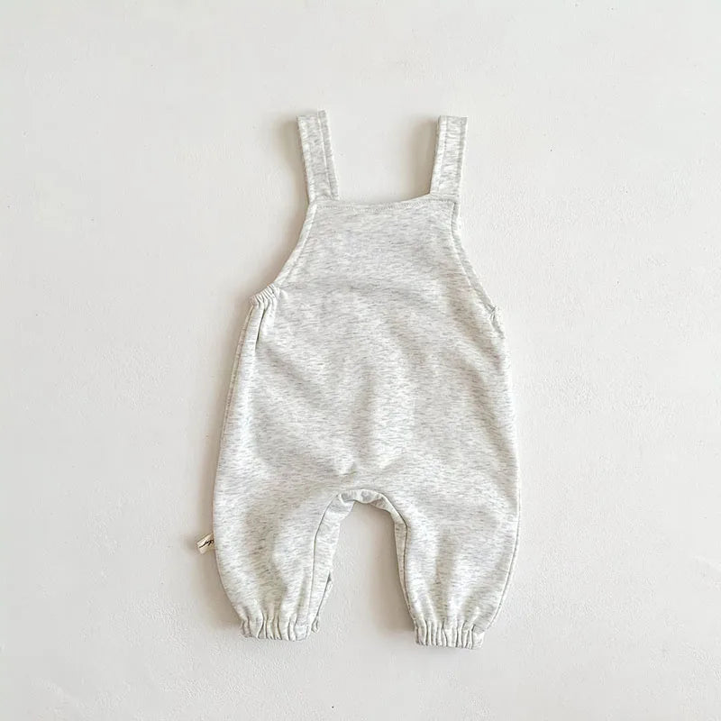 Soft Rainbow Embroidery Jumpsuit Romper