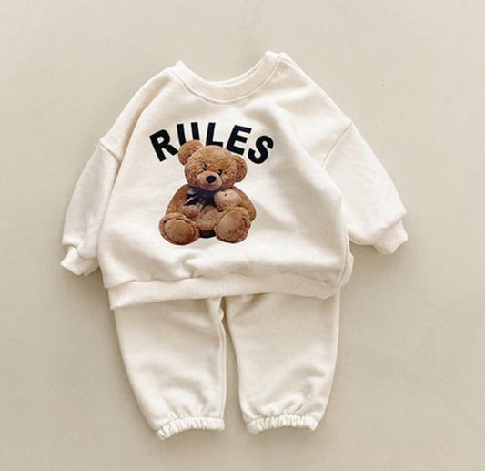 Cozy Teddy Bear Toddler Set