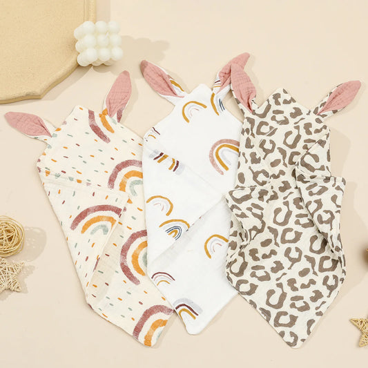 Bunny Ears Burp Cloth