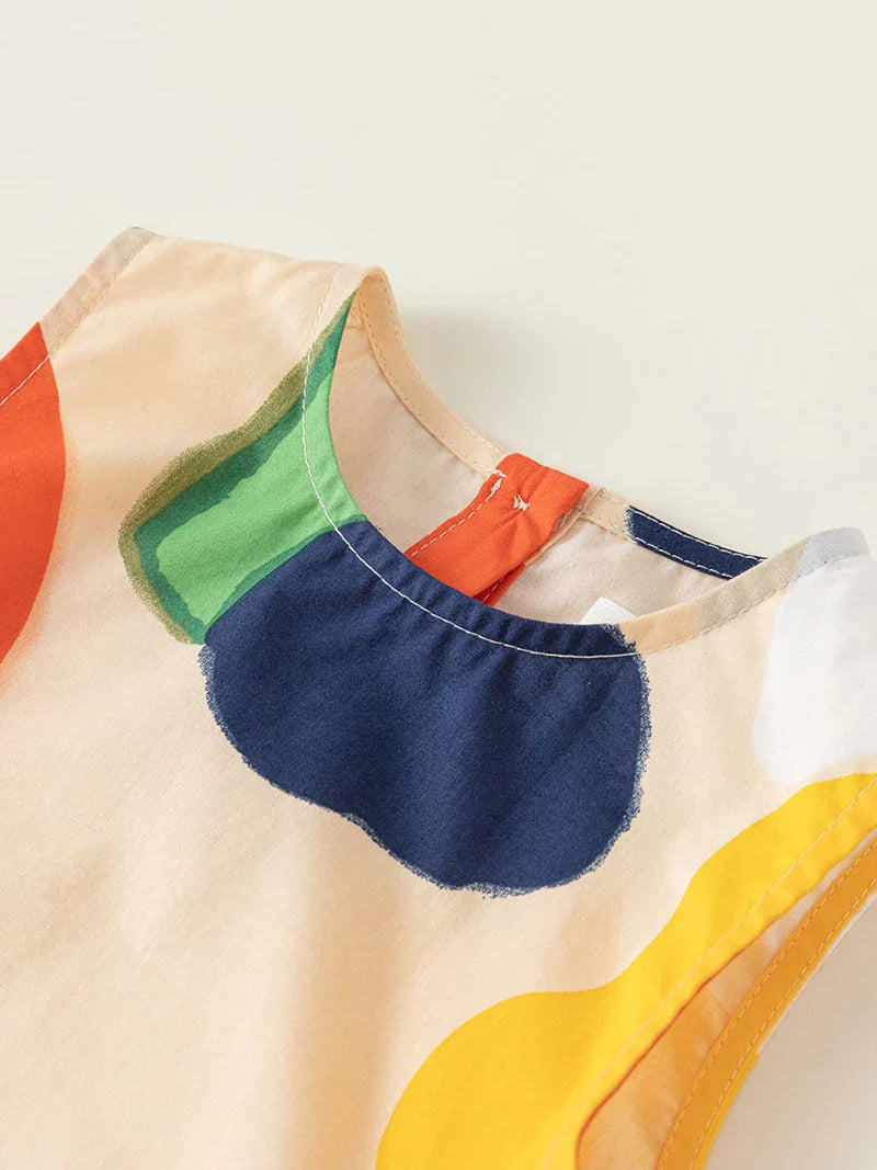 Graffiti Sleeveless Dress