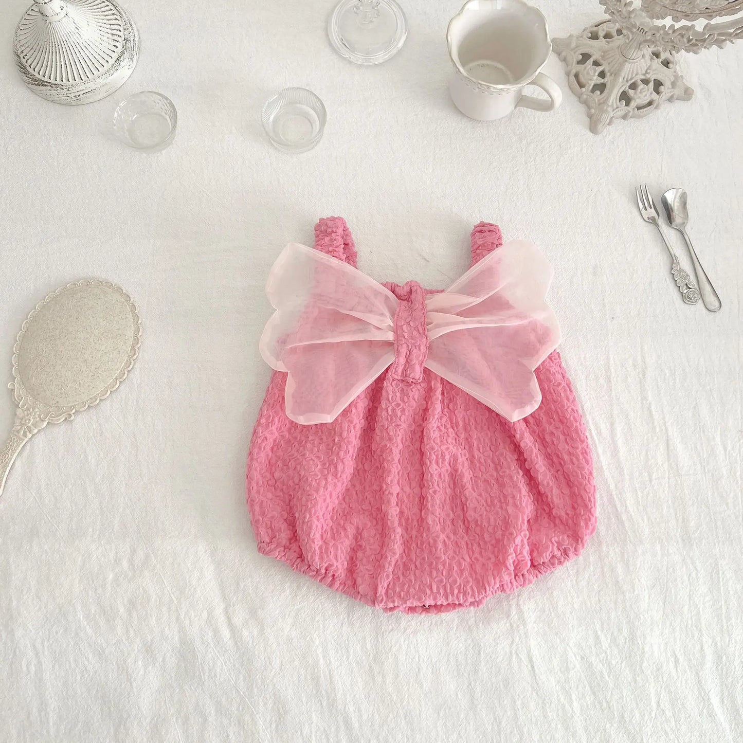 Butterfly Wings Tank Flower Romper