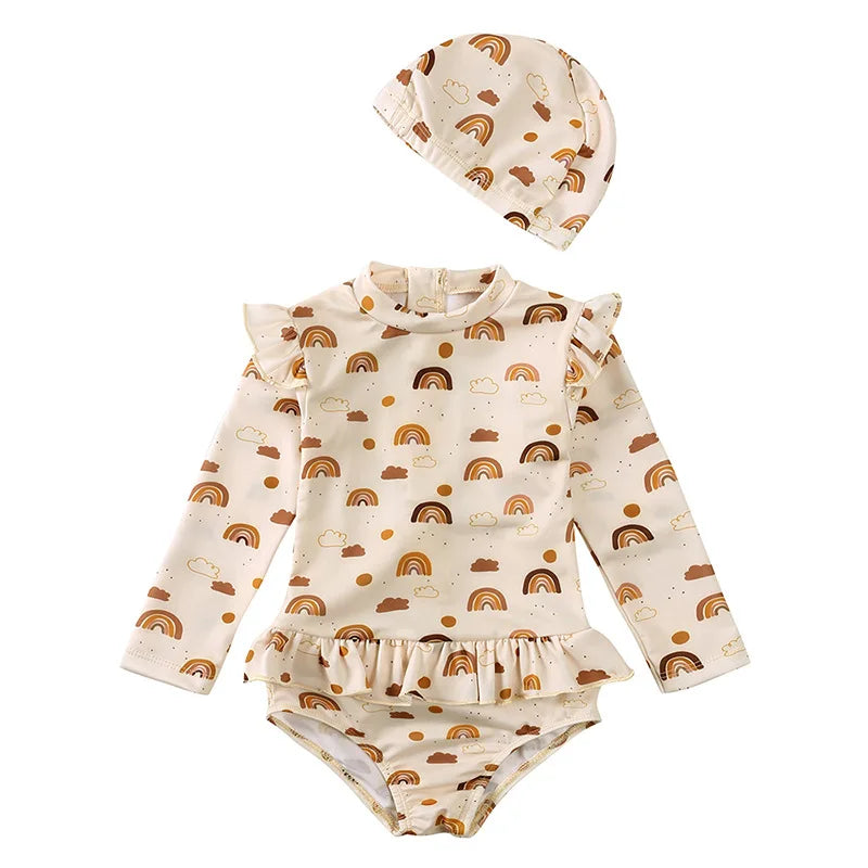 Long Sleeve Rash Guard Swimsuit