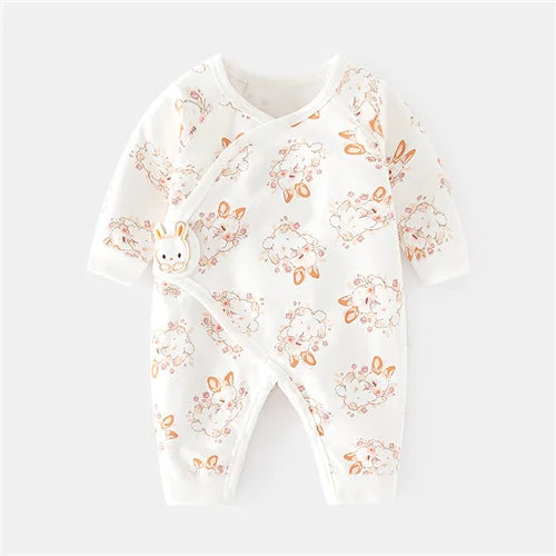 Newborn Printed Casual Jumpsuit Romper