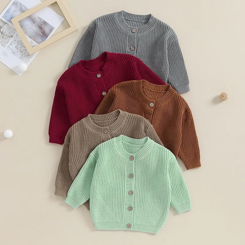 Girls button up discount sweater