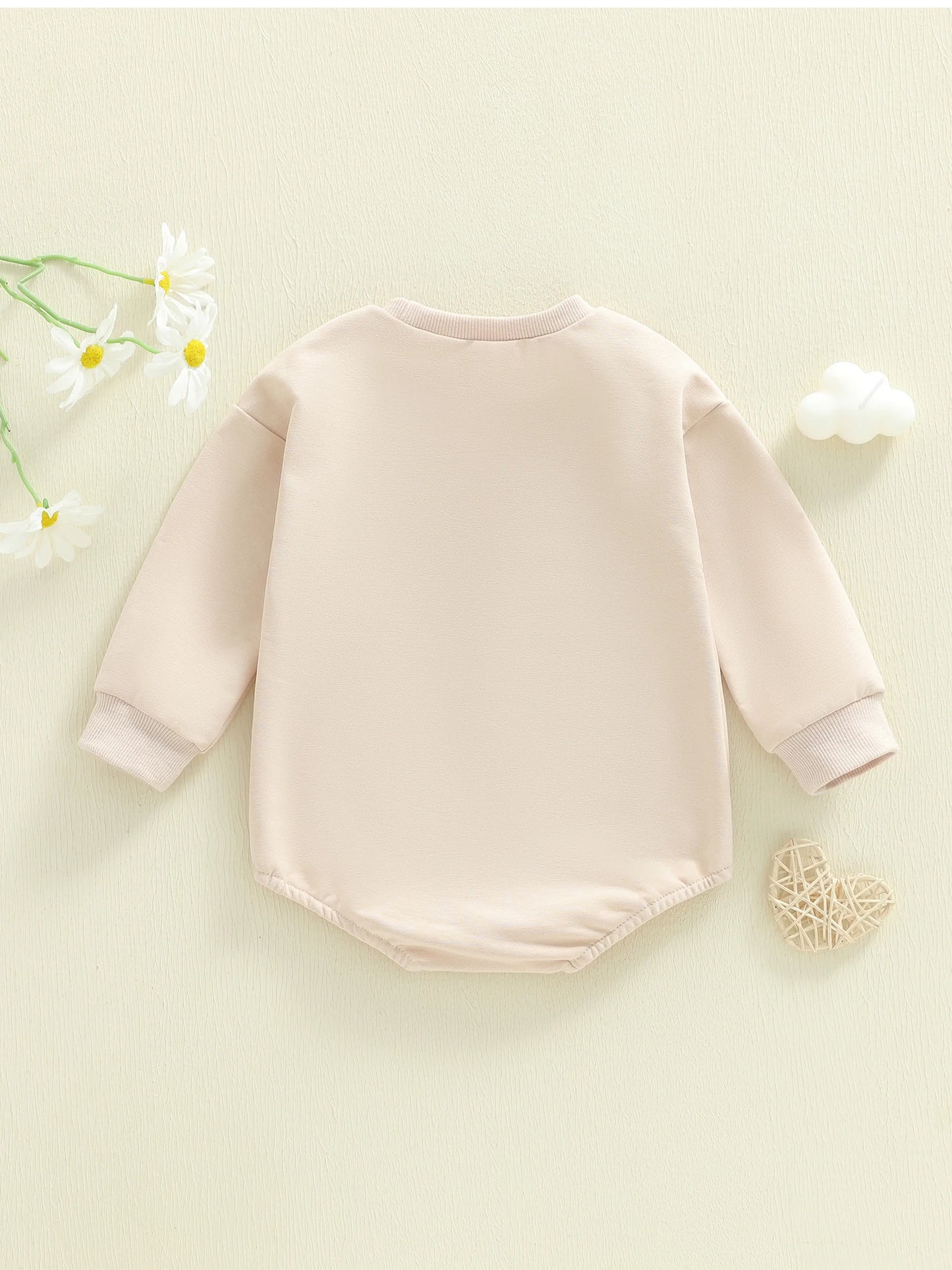 Baby Boy Girl Bubble Romper My Siblings Have Paws Letter Print Long Sleeve Crew Neck Jumpsuit Casual Winter Fall Clothes