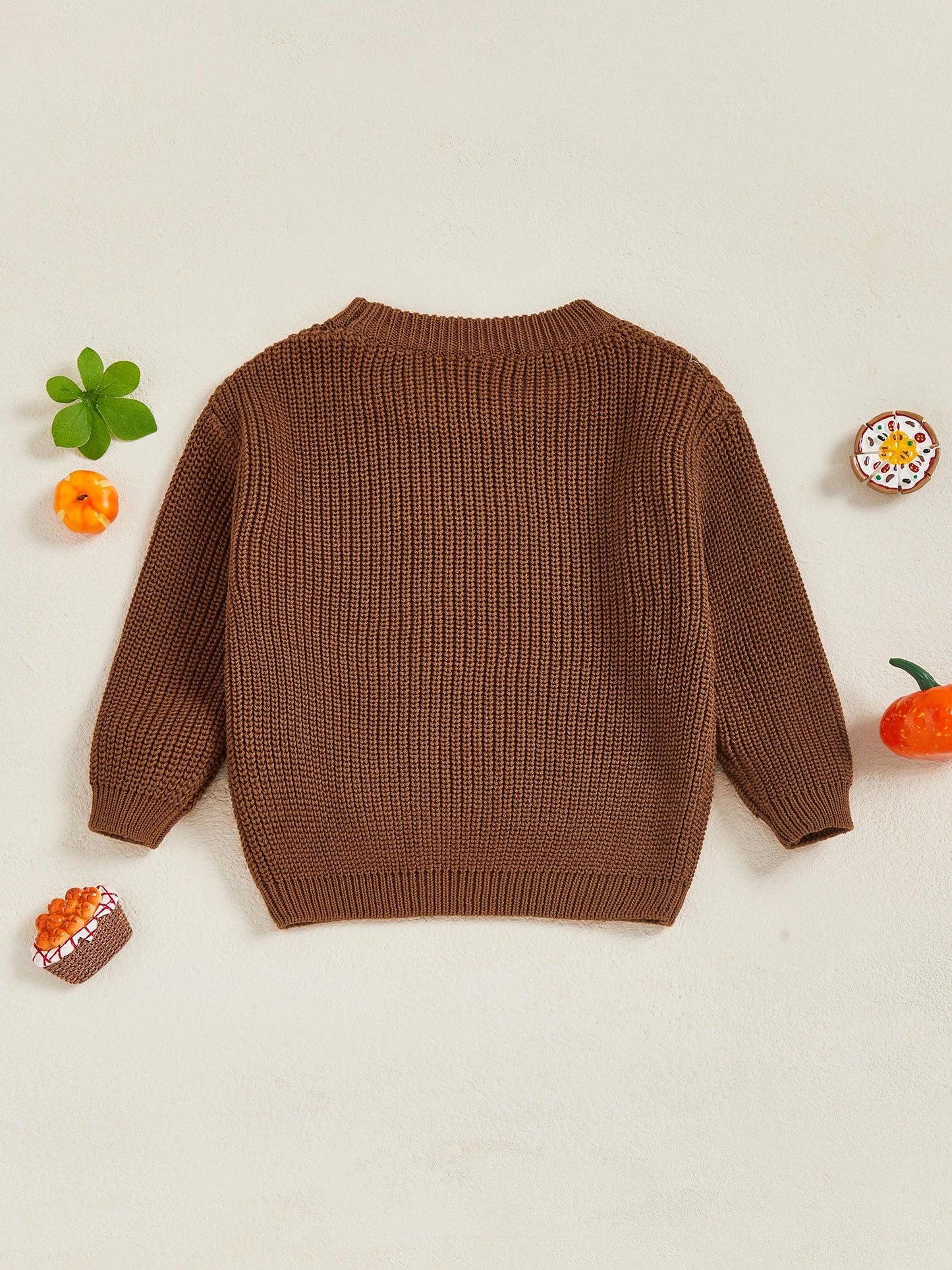 Baby Toddler Kids Boys Girls Halloween Fall Sweater Long Sleeve Round Neck Pumpkin/ Pumpkin Season Truck/Ghost Embroidery Knit Top