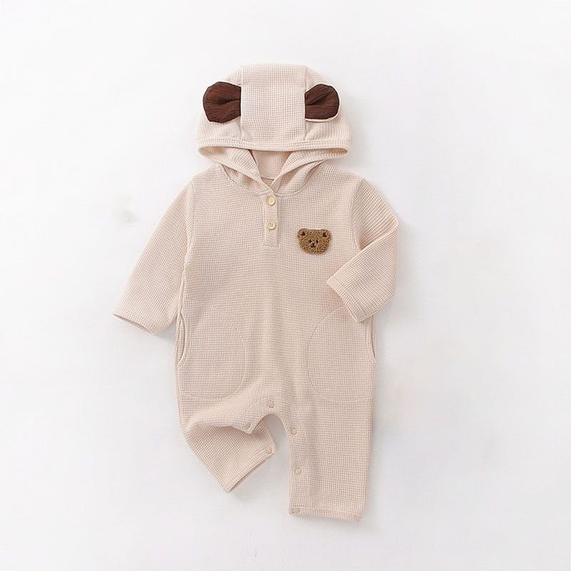 Teddy Bear Ears Jumpsuit Romper