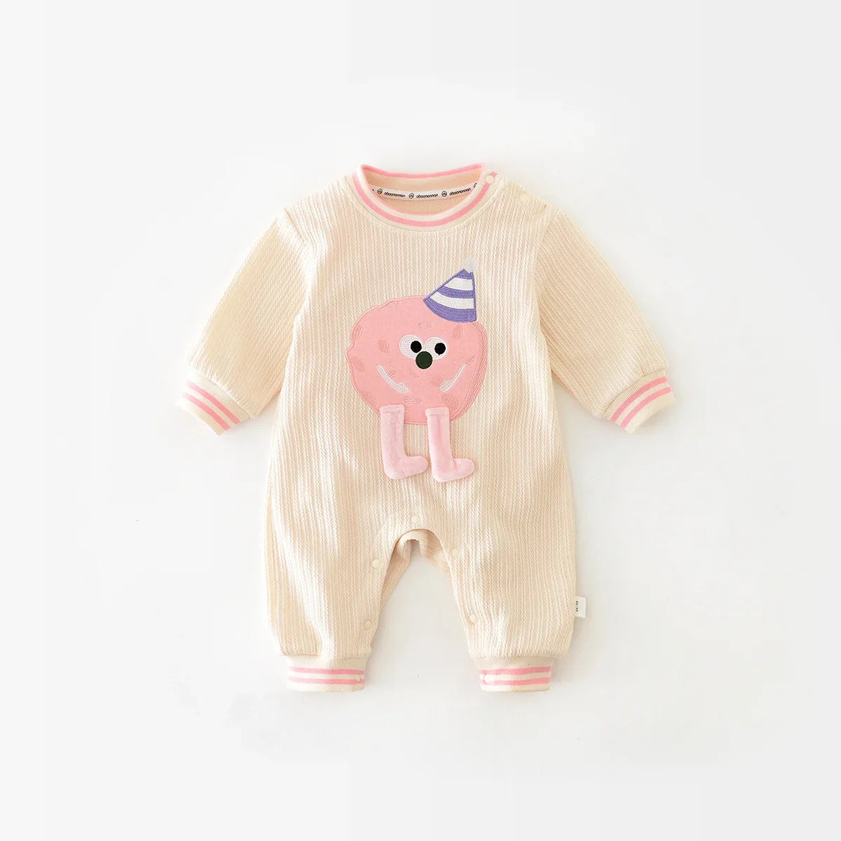 Pink Cartoon Jumpsuit Romper