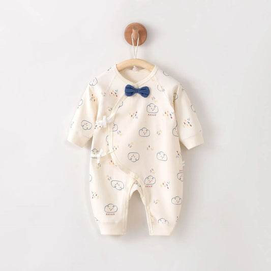 Newborn Bow-Tie Jumpsuit Romper