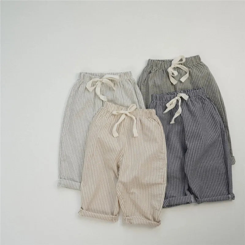 Loose Striped Fashion Pants