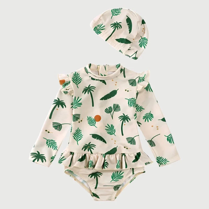 Long Sleeve Rash Guard Swimsuit