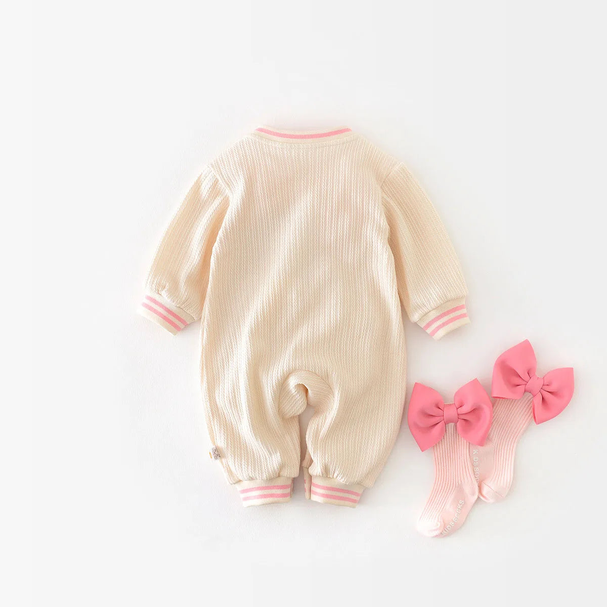 Pink Cartoon Jumpsuit Romper