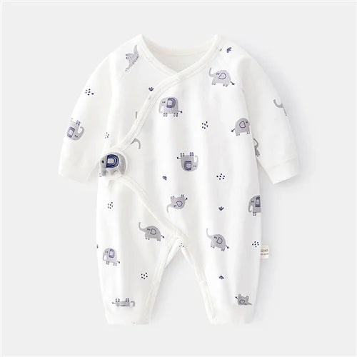 Newborn Printed Casual Jumpsuit Romper