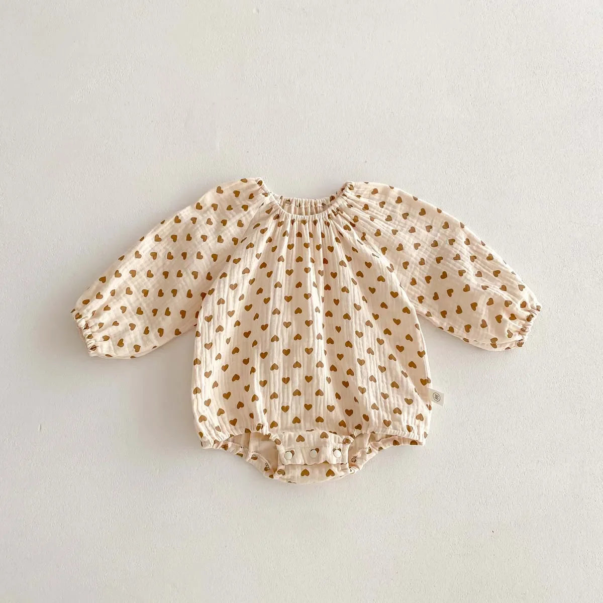 Plaid Hearts Girls Romper