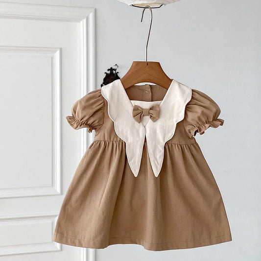 Charlie Collar Bow Tie Dress