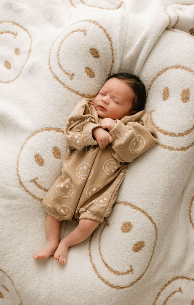 Long Sleeve Romper | Just Smile