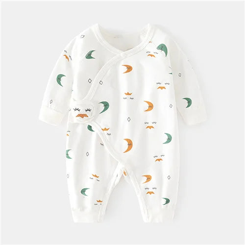 Newborn Printed Casual Jumpsuit Romper