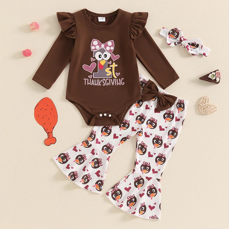 Infant girl thanksgiving fashion outfits