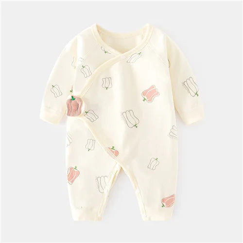 Newborn Printed Casual Jumpsuit Romper